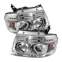 Spyder Chrome Projector Headlights Version 2 with LED Halo for Ford F150