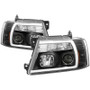 Spyder V2 Projector Headlights in Black for Ford F-250/F-350/F450 Super Duty