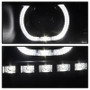 xTune LED Halo Projector Headlights for Chevy Silverado 1500/2500/3500 - Black