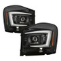 Spyder Projector Headlights in Black for Dodge Durango