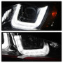Spyder Projector Headlights with DRL LED in Red Stripe for Volkswagen Golf VII