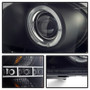 Spyder Chevy Silverado 1500/2500 07-13 Projector Headlights LED Halo LED Black Smoke (PRO-YD-CS07-HL-BSM)