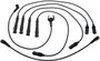 Bremi Spark Plug Wire Set 328L for 1988-1995 Volvo 2.3L (240, 244, 245, 940)