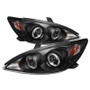 Spyder Projector Headlights with LED Halo in Black for Toyota Camry 02-06 (PRO-YD-TCAM02-HL-BK)