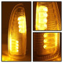 Spyder Clear Amber LED Mirror Signal Lens for Ford Superduty - ACC-LED-FDSD99-MR-C