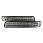 Spyder Chrome Full LED Bumper Lights for GMC Sierra (Excl Denali) - CBL-GSI99-LED-C