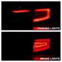 Spyder LED Tail Lights with Sequential Signal in Black for Subaru Impreza WRX Hatchback