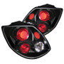 Spyder Euro Style Tail Lights in Black for Toyota Matrix