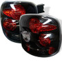 Spyder Euro Style Tail Lights in Black for Chevy Silverado Stepside