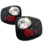 Spyder Euro Style Tail Lights in Black for Ford F150 Flareside (Not Fit Supercrew)