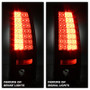 Spyder LED Tail Lights in Red Clear for Chevy Silverado 1500 (Excluding Stepside)