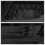Black Smoke LED Tail Lights for 12-14 Ford Focus 5DR - spyder