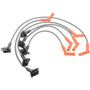 Standard Ignition Domestic Car Wire Set 6684 for 1997-2000 Ford/Mazda 4.0L (Aerostar, Explorer, Ranger, B4000)