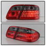 Xtune LED Tail Lights Red Smoke for Mercedes Benz W210 E-Class 96-02 (ALT-CL-MBW210-LED-RSM)