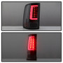 Spyder V2 Light Bar LED Tail Lights - Black for 07-13 GMC Sierra 1500 (ALT-YD-GS07V2-LBLED-BK)