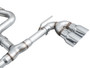AWE Tuning Track Edition Cat-Back Exhaust for 2022-2026 Volkswagen Golf R - Chrome Silver Tips (4.5 in)