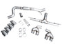 AWE Tuning Track Edition Cat-Back Exhaust for 2022-2026 Volkswagen Golf R - Chrome Silver Tips (4.5 in)