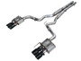 AWE Tuning SwitchPath Cat-Back Exhaust for 2018-2023 Ford Mustang - Diamond Black Tips (4 in)