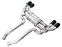 AWE Tuning SwitchPath Cat-Back Exhaust for 2020-2025 BMW F97 X3 M / F98 X4 M - Diamond Black Tips (4.5 in)