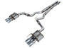 AWE Tuning SwitchPath Cat-Back Exhaust for 2018-2023 Ford Mustang - Chrome Silver Tips (4 in)