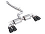 AWE Tuning Touring Edition Cat-Back Exhaust for 2022-2026 Volkswagen Golf R - Diamond Black Tips (4.5 in)