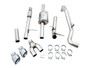 AWE Tuning 0FG Cat-Back Exhaust for 2019-2026 Chevrolet Silverado 1500 GMC Sierra 1500 - Chrome Silver Tips (4.5 in)