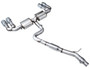 AWE Tuning Touring Edition Cat-Back Exhaust for 2022-2026 Audi S3 - Chrome Silver Tips (4.5 in)