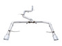 AWE Tuning Track Edition Cat-Back Exhaust for 2019-2021 Volkswagen Jetta - Chrome Silver Tips (4 in)