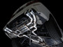 AWE Tuning SwitchPath Cat-Back Exhaust for 2020-2025 BMW F97 X3 M / F98 X4 M - Chrome Silver Tips (4.5 in)
