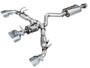 AWE Tuning Touring Edition Cat-Back Exhaust for 2023-2026 Toyota GR Corolla - Chrome Silver Tips (5 in)