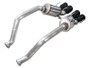 AWE Tuning Touring Edition Axle-Back Exhaust for 2006-2013 Chevrolet Corvette - Diamond Black Tips (4.5 in)