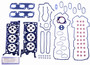 Enginetech F181HS-F MLS Head Gasket Set OEM-Spec for 2000-2002 Jaguar Lincoln 3.0L 181ci V6 LS, S-Type, X-Type - MLS Head Gaskets Included