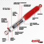 Rancho Rear RS9000XL Shock for 99-04 Jeep Grand Cherokee