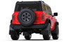 Rally Armor Black Mud Flap with Metallic Black Logo for 21-22 Ford Bronco (Steel Bumper - No Repeater/Sport - No Rear/Roof Basket)