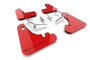 Rally Armor For 2022+ Subaru BRZ / 2022+ Toyota GR86 Red UR Mud Flap W/ Black