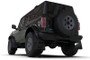 Rally Armor Black Mud Flap with Red Logo for 21-22 Ford Bronco (Plastic Bumper + Roof Basket - No Repeater/Sport)