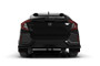 Rally Armor UR Black Mud Flap with Red Logo for 17-19 Honda Civic Sport Touring