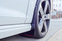 Rally Armor for 2015-2016 VW Golf R UR Black Mud Flap w/ White Logo