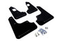 Rally Armor for 2008+ Mitsubishi EVO X UR Black Mud Flap W/ Grey Logo