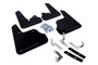 Rally Armor UR Black Mud Flap with Grey Logo for 12+ Subaru Impreza 5dr Hatch/4dr Sedan