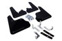Rally Armor UR Black Mud Flap with Grey Logo for 12+ Subaru Impreza 5dr Hatch/4dr Sedan