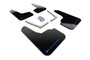 Rally Armor for 16-19 Honda Civic Si UR Black Mud Flap W/ Blue Logo