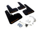 Rally Armor MF26-UR-BLK/OR Black Mud Flap/Orange Logo