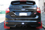 Rally Armor for 13+ Ford Focus ST Black Mud Flap W/ Grey Logo