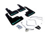 Rally Armor for 15+ Subaru WRX & STi Sedan Only UR Black Mud Flap W/ Teal