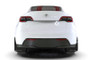 Rally Armor UR Black Mud Flap with White Logo for 20-21 Tesla Model Y