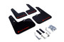 Rally Armor for 12-13 Hyundai Veloster UR Black Mud Flap W/ Red Logo
