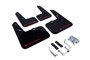 Rally Armor for 12-13 Hyundai Veloster UR Black Mud Flap W/ Red Logo