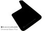 For Rally Armor Longer Universal Fitment (no Hardware) Basic Plus Black Mud Flap