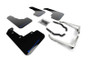 Rally Armor MF46-LTUR-BLK/BL Black Mud Flap/Blue Logo